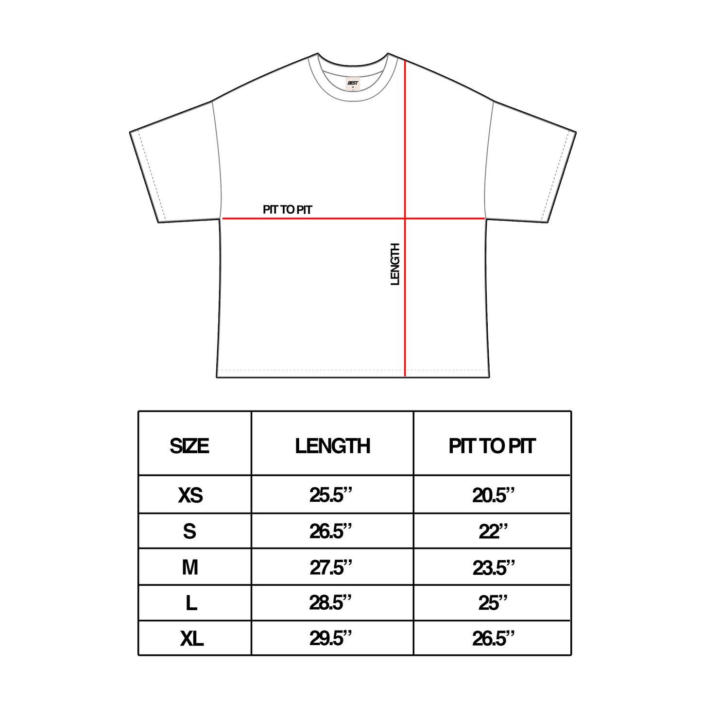 *NEW* BST ATHLETIC TEE - WHITE