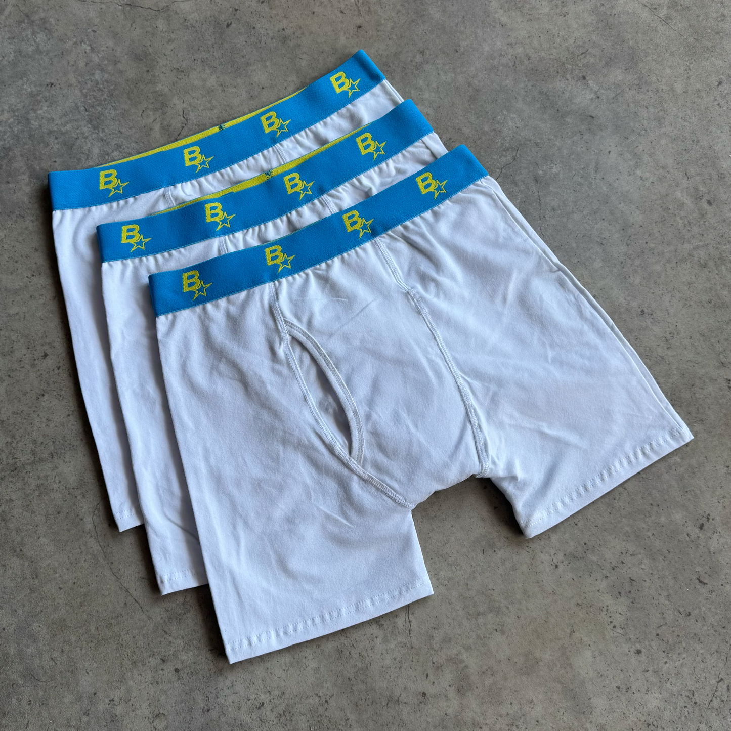 *NEW* B* BOXERS (3 PACK) - WHITE