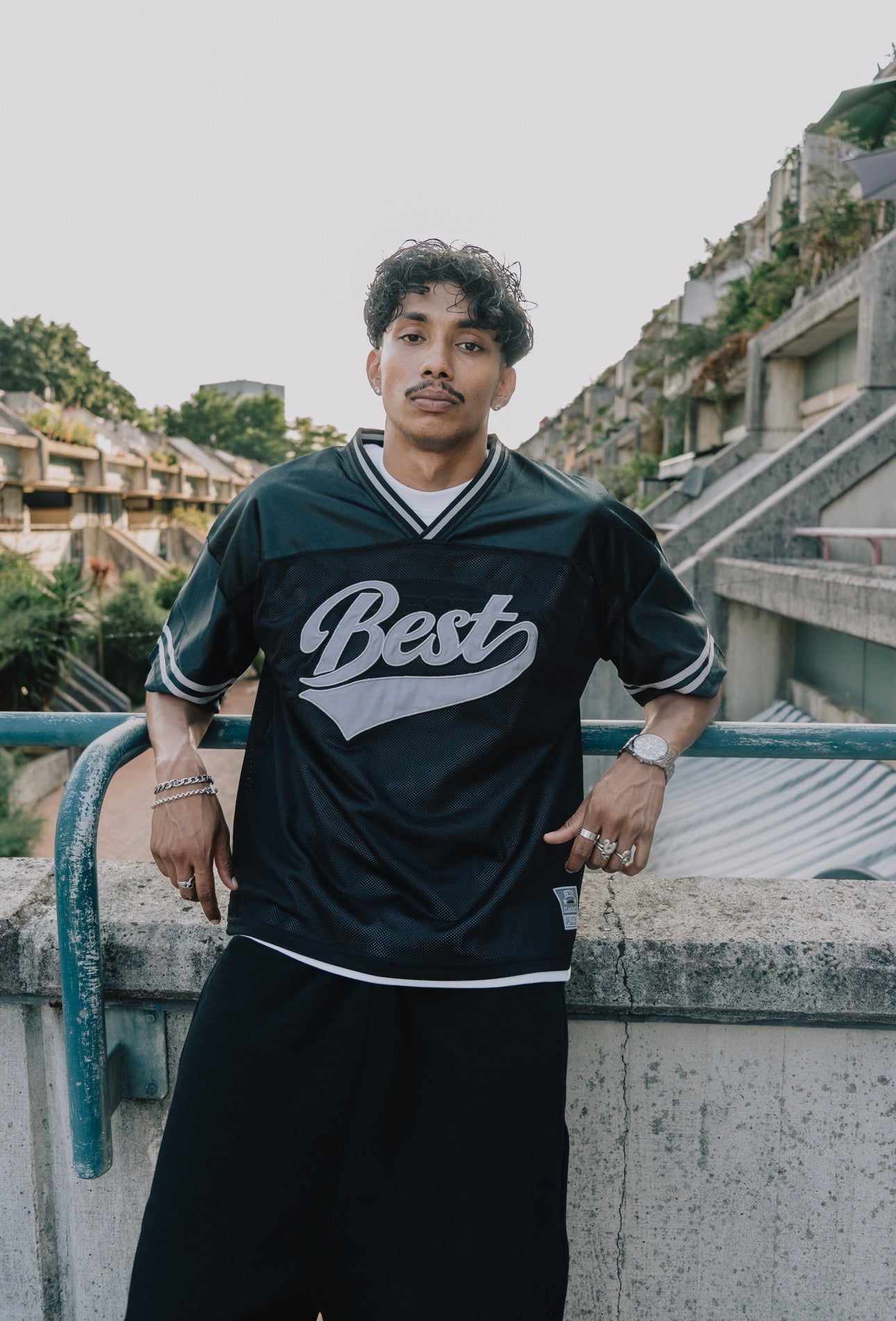 *NEW* BEST SCRIPT JERSEY - BLACK