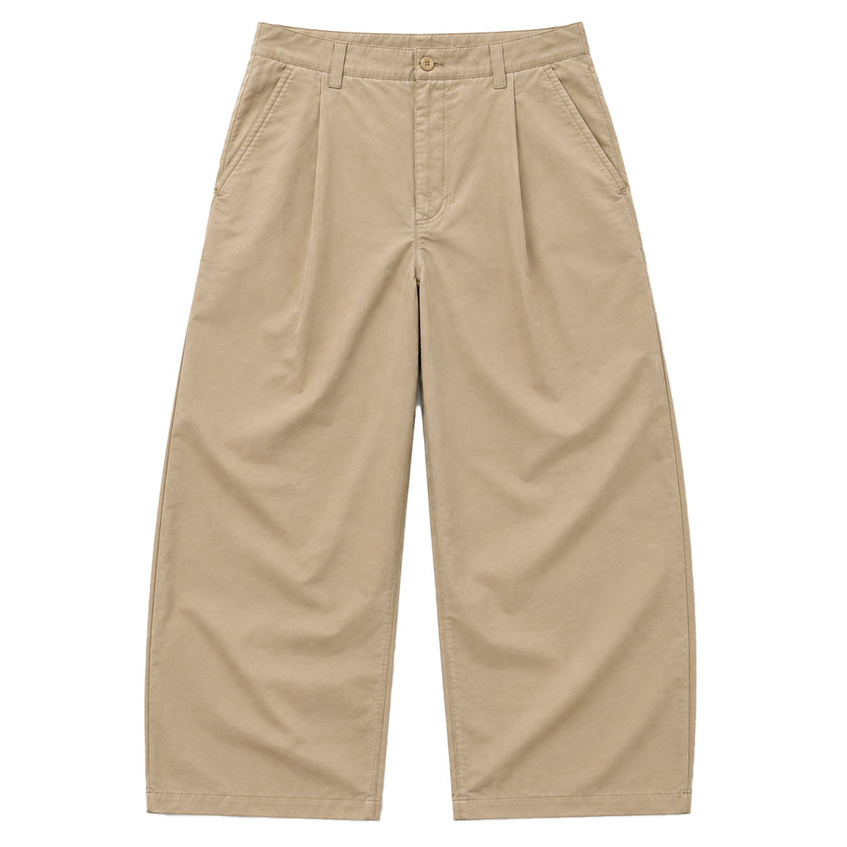 BEST PLEATED TRACK PANTS - BEIGE
