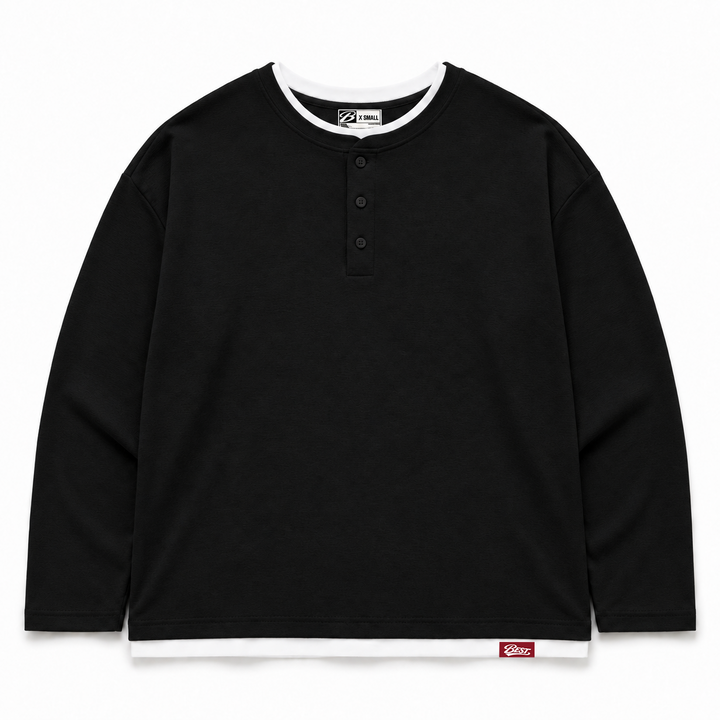 THE BEST HENLEY - BLACK