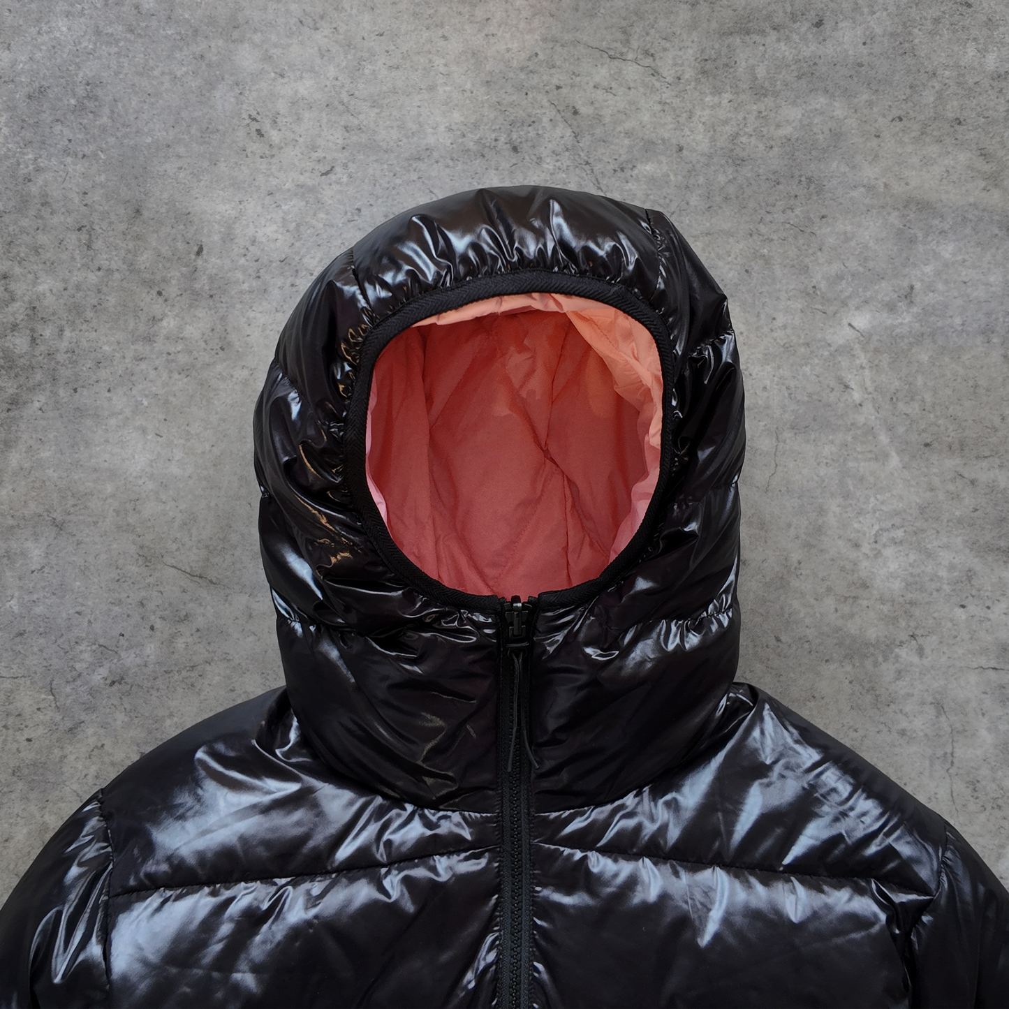 *NEW* REVERSO PUFFER JACKET - BLACK AND PINK