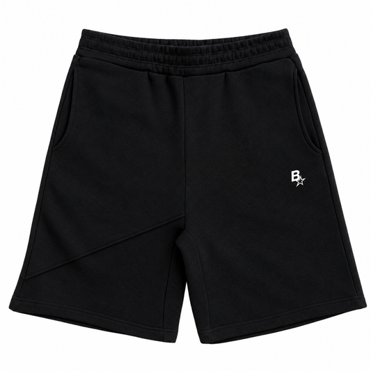 3D B* JOGGER SHORTS - BLACK