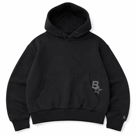B* PHONE POCKET HOODIE - SHADOW
