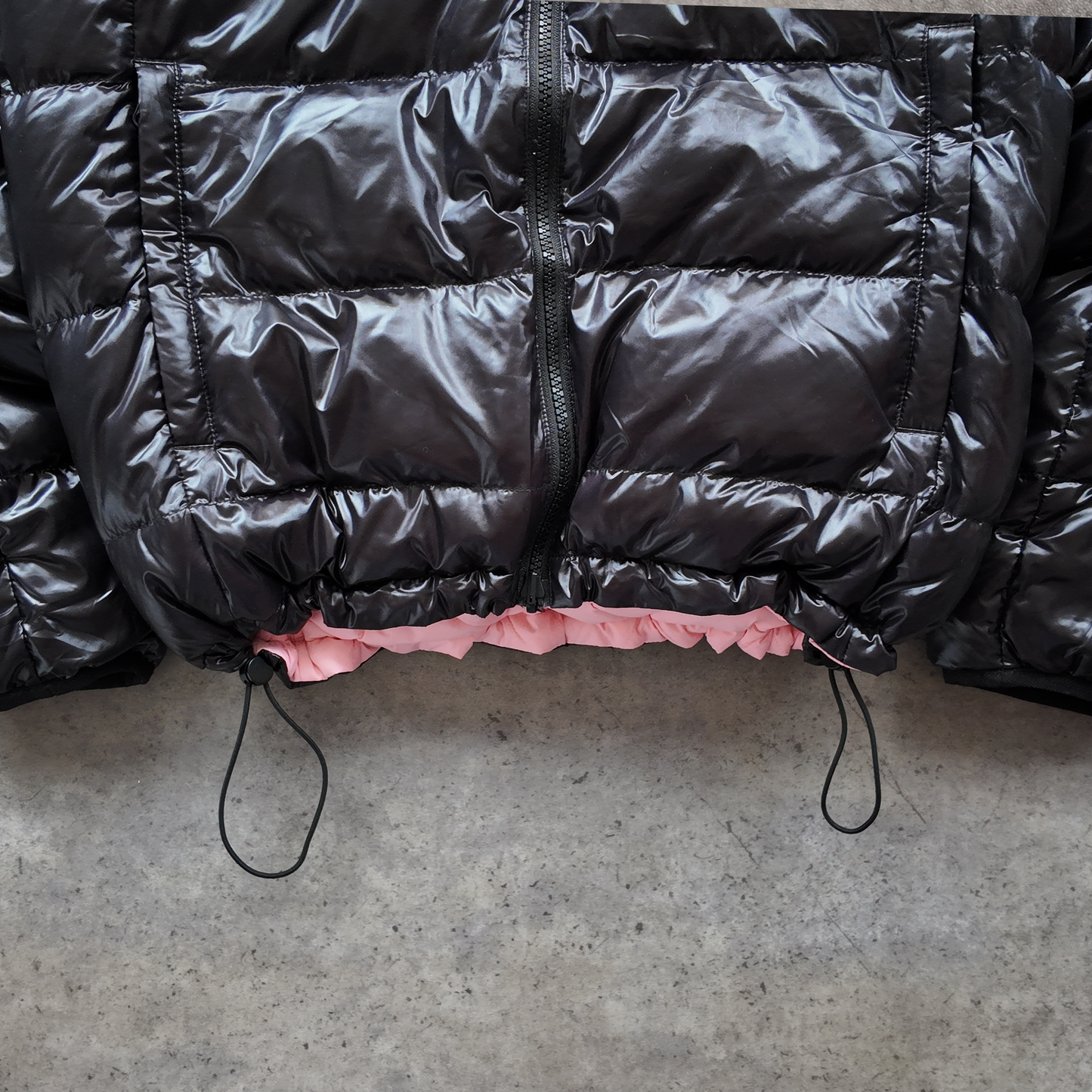 *NEW* REVERSO PUFFER JACKET - BLACK AND PINK