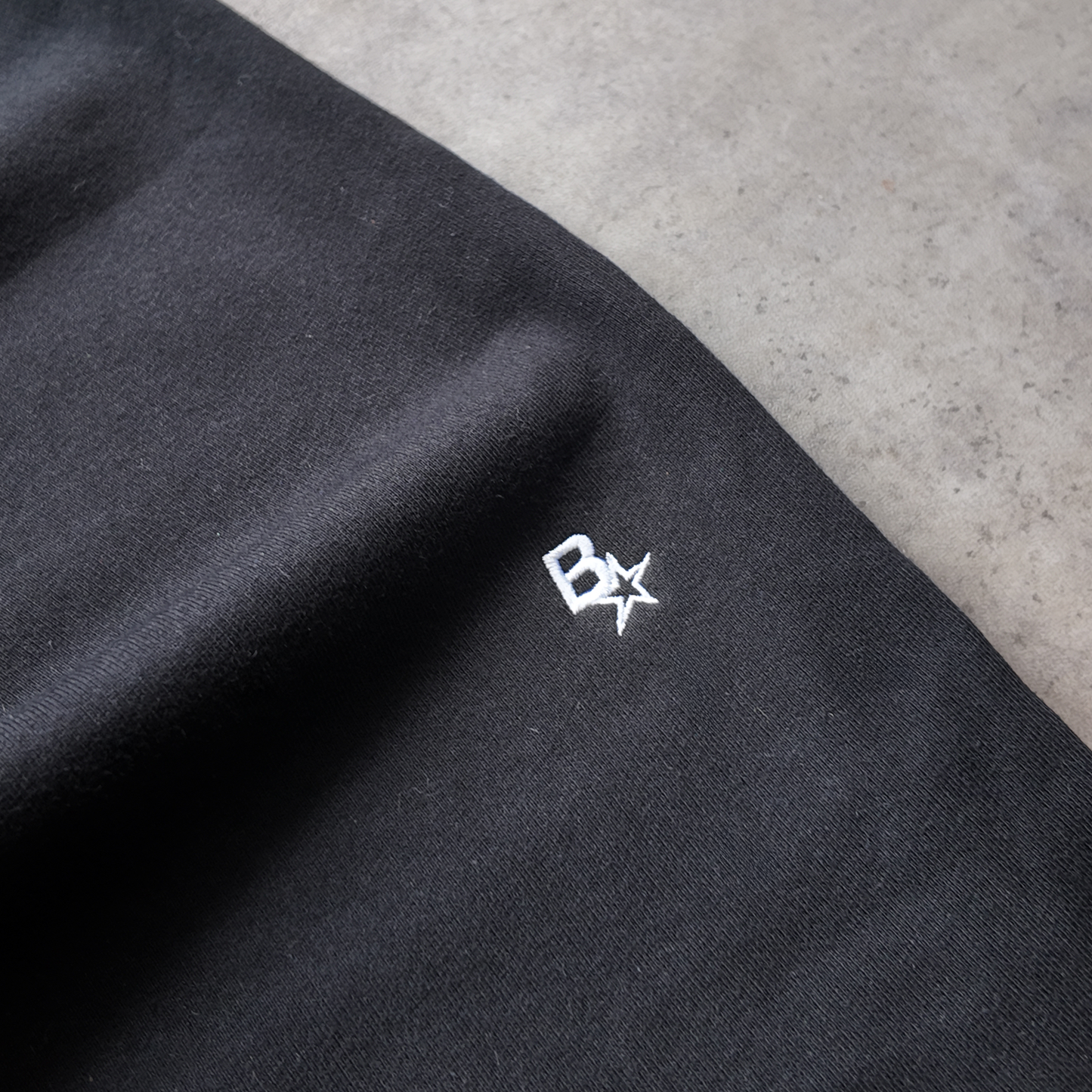 B* STRAIGHT LEG SWEATPANTS - BLACK