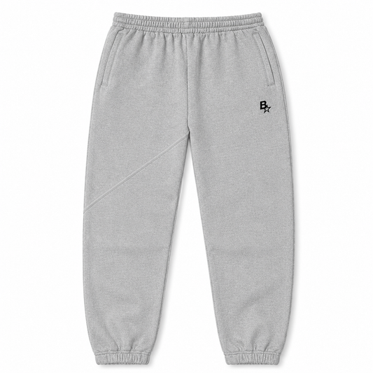 3D B* CUFFED SWEATPANTS - GREY