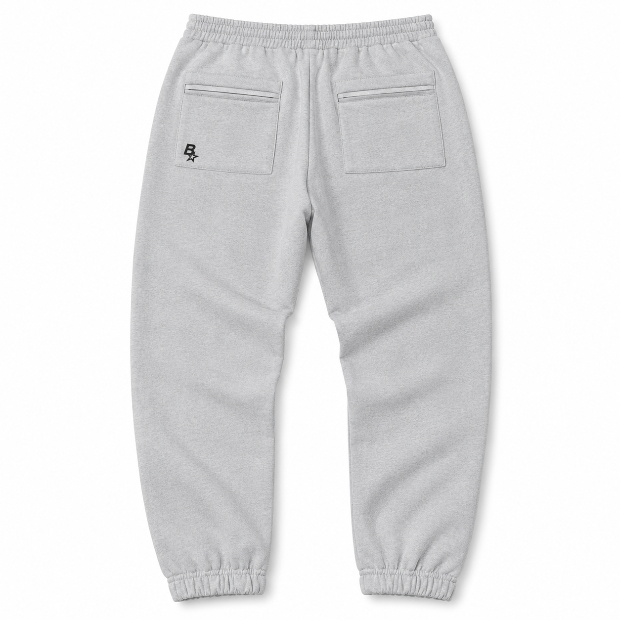 3D B* CUFFED SWEATPANTS - GREY
