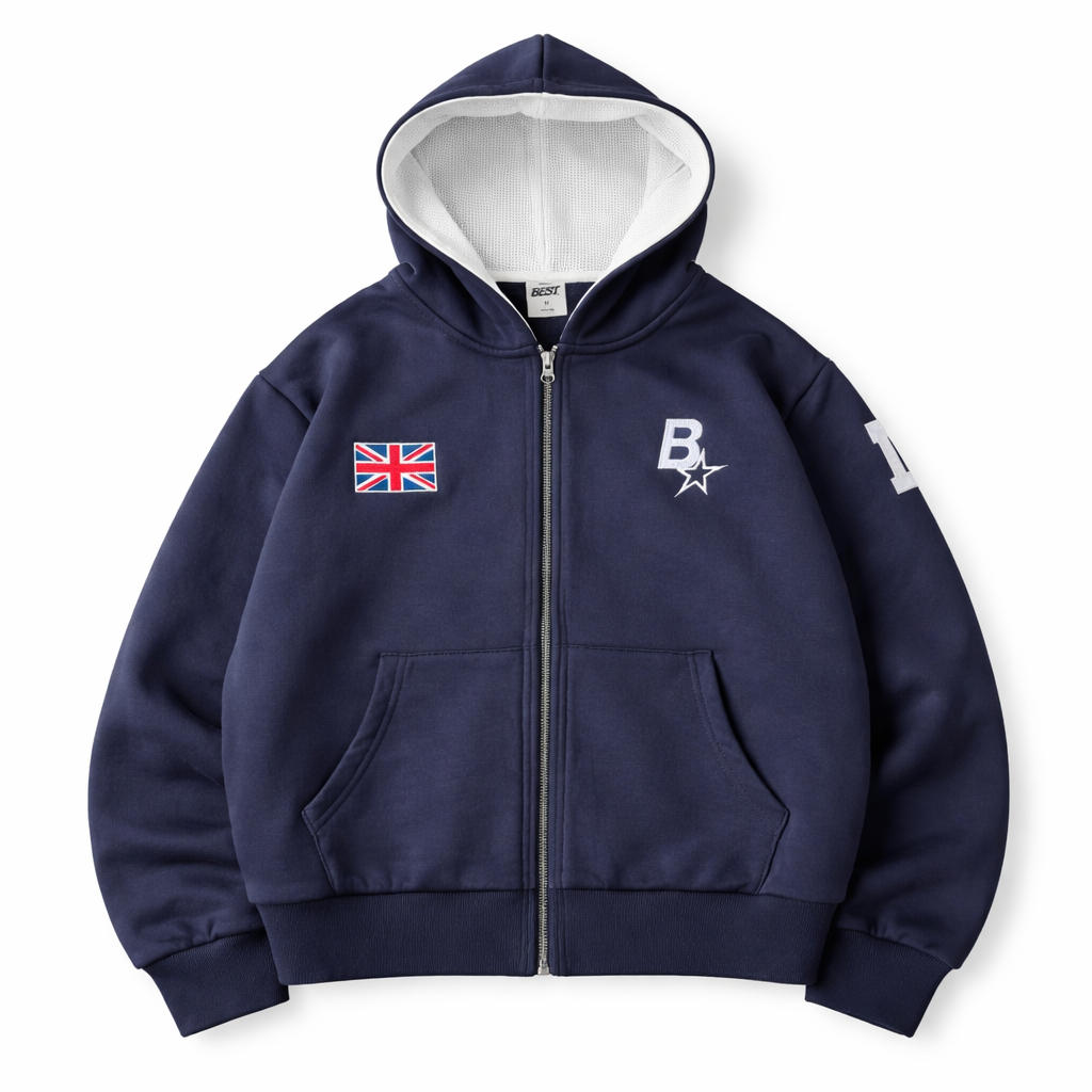 GB DOUBLE ZIP HOOD