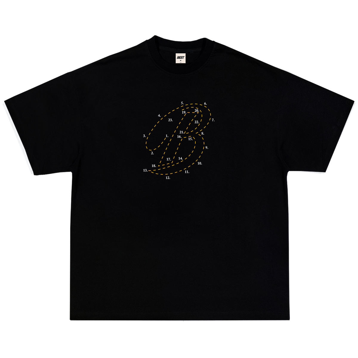 DOT 2 DOT TEE - BLACK