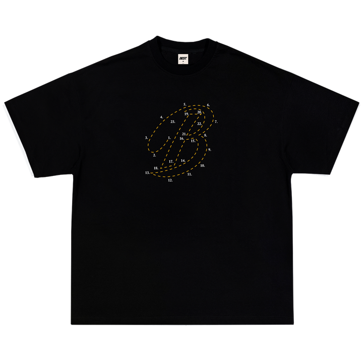 DOT 2 DOT TEE - BLACK
