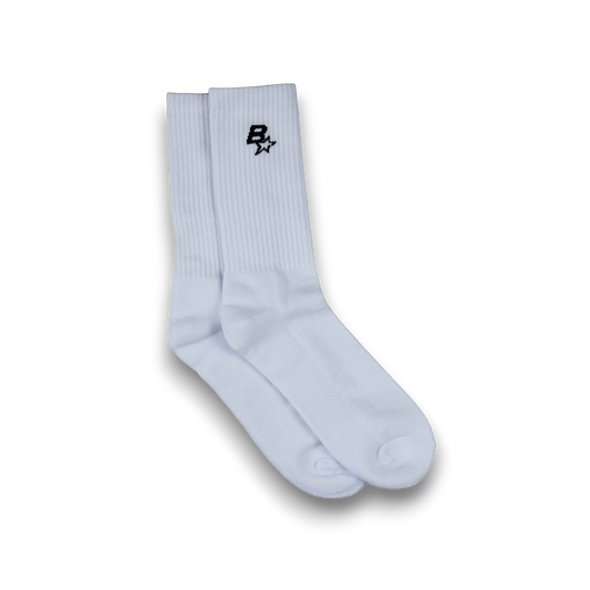 B* SOCKS (WHITE)