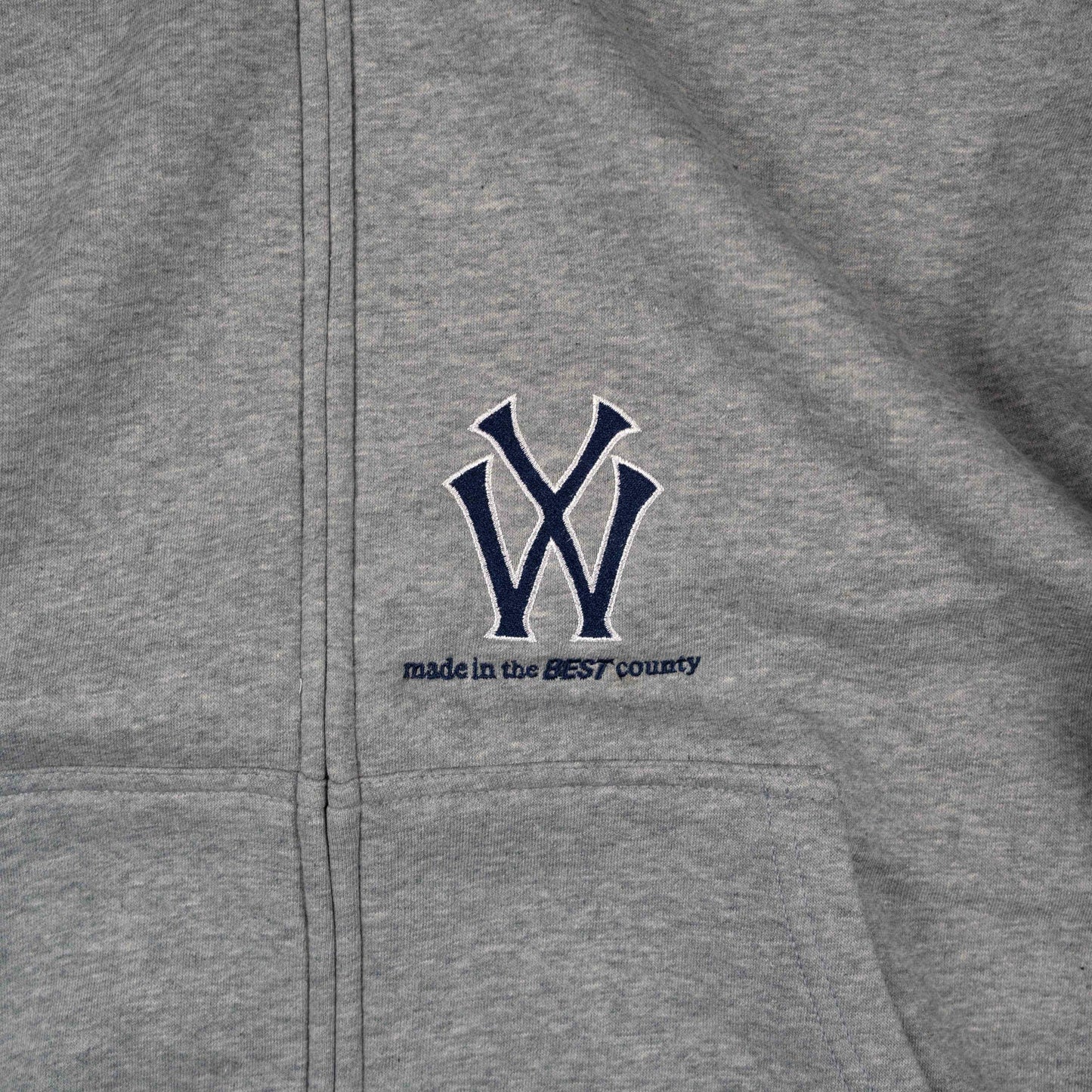 WEST YORKSHIRE ZIP-UP - GREY