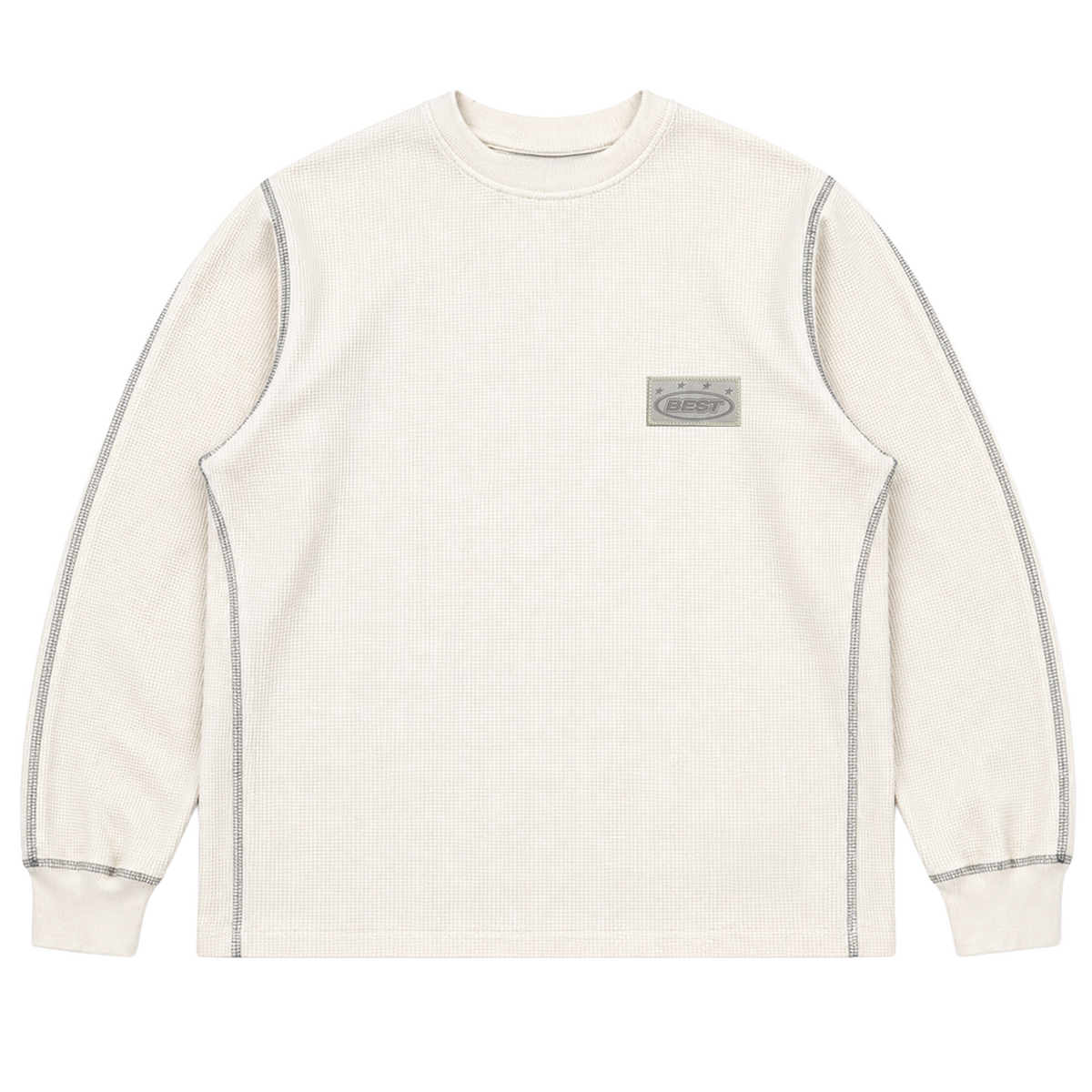 BEST TOPSTITCH WAFFLE - ECRU