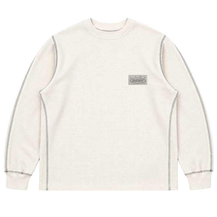 BEST TOPSTITCH WAFFLE - ECRU