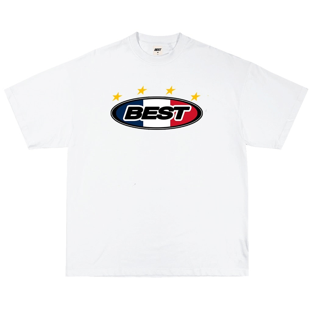 FRANCE OVAL TEE - WHITE