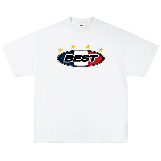 FRANCE OVAL TEE - WHITE