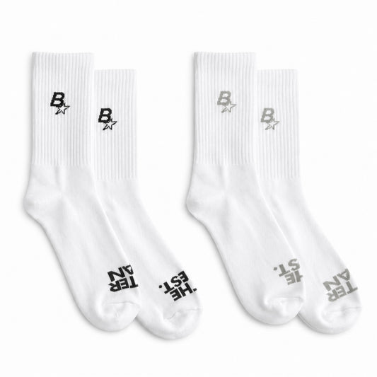B* SOCKS - 2 PACK