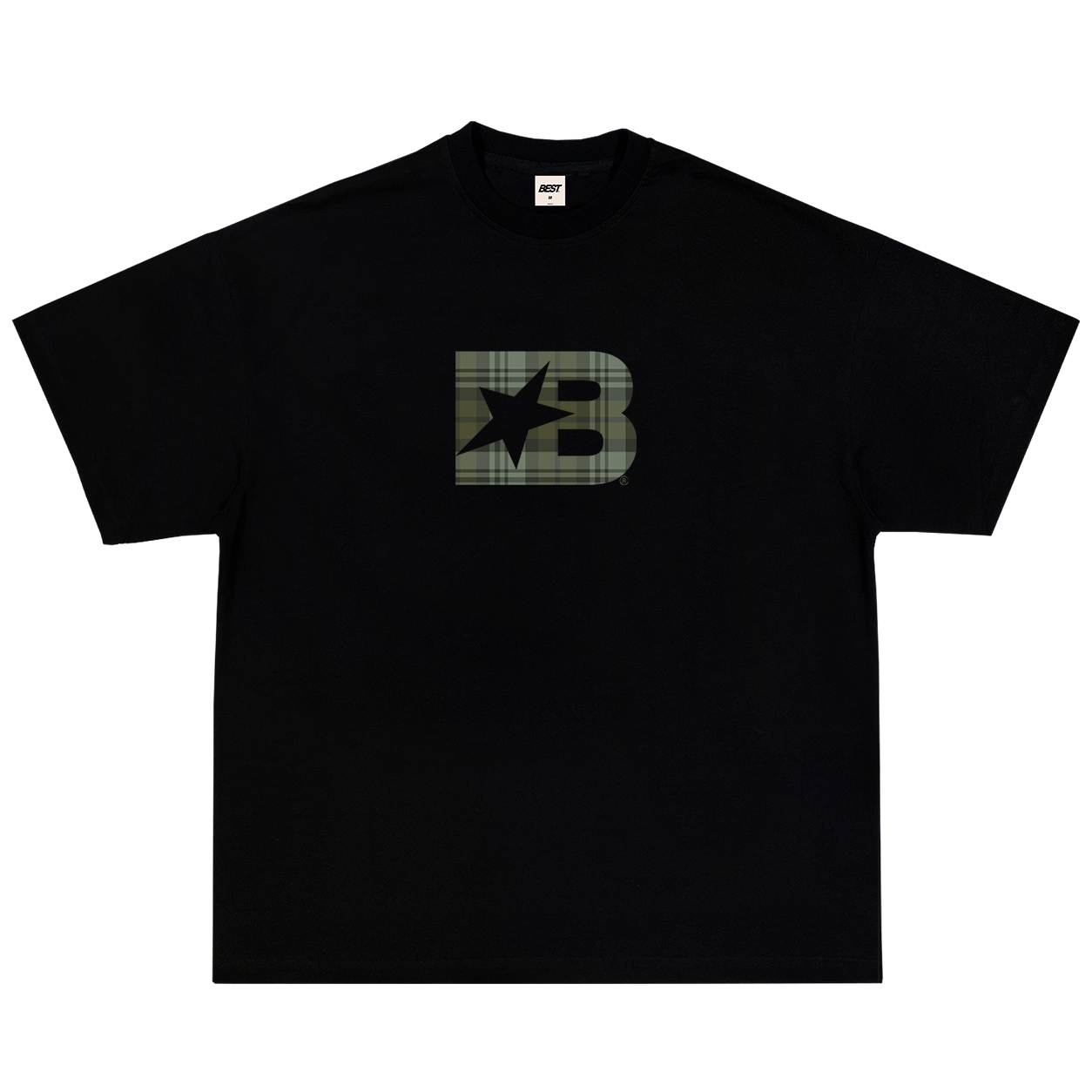 GREEN PLAID OG TEE