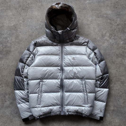 *NEW* TWO TONE PUFFA - GREY