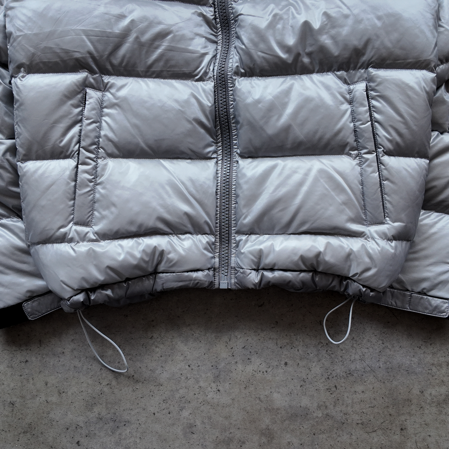 *NEW* TWO TONE PUFFA - GREY