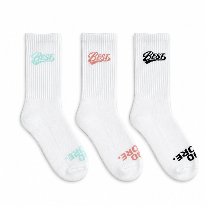 BEST SCRIPT SOCKS - 3 PACK