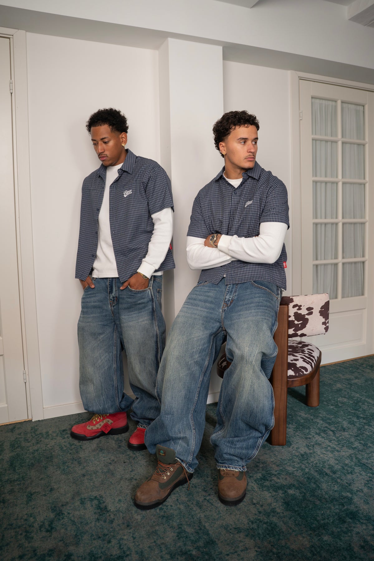 BEST lookbook - Navy overshirts, duo