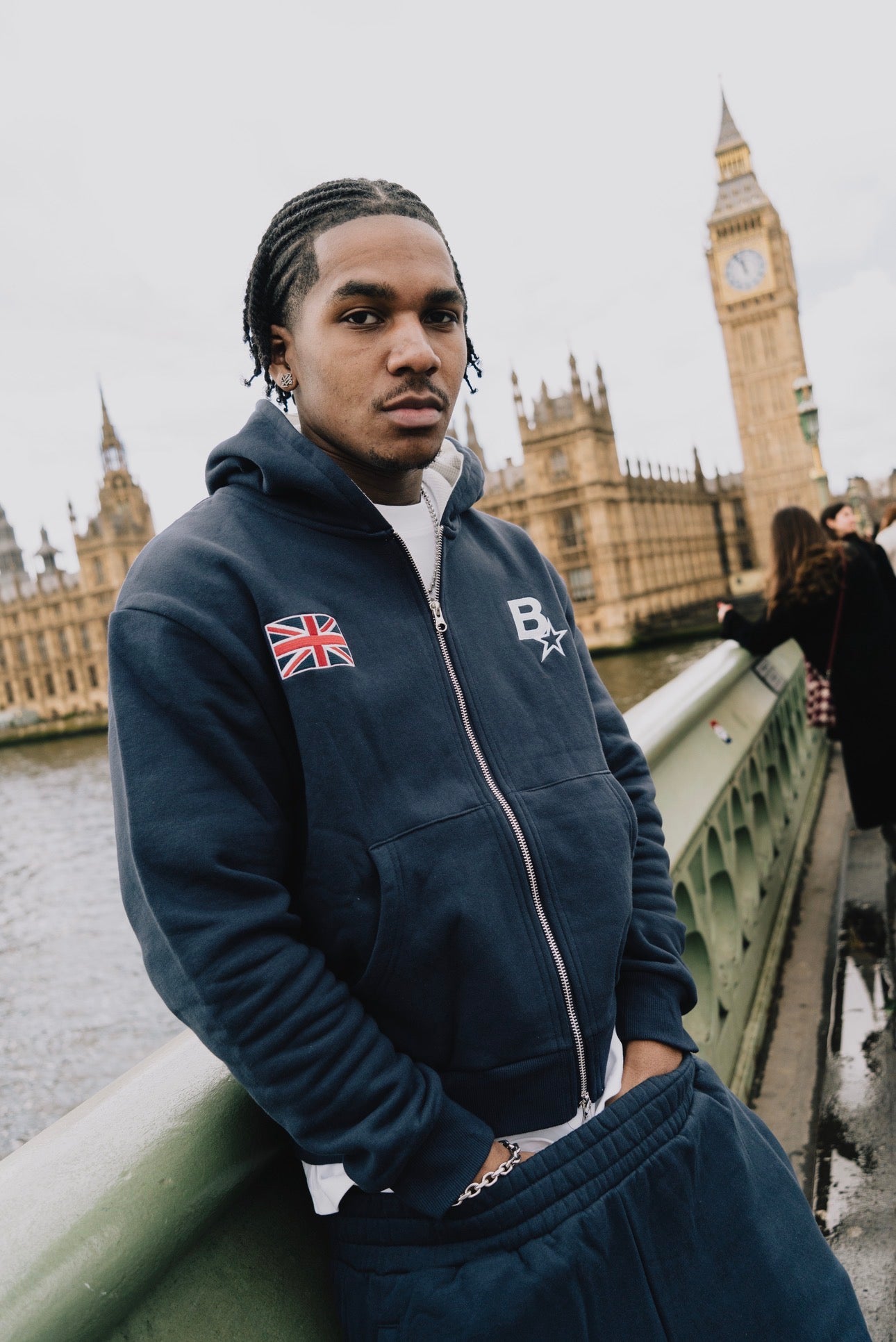 GB DOUBLE ZIP HOOD