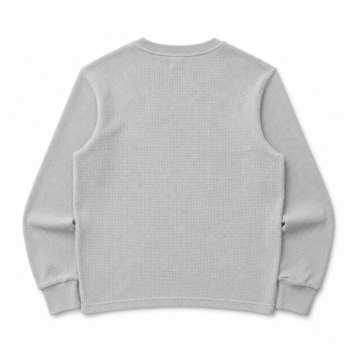*NEW* B* LONGSLEEVE WAFFLE TEE - GREY