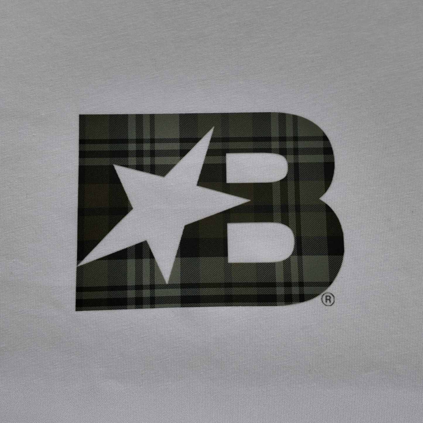 B* PLAID CHECK TEE - KHAKI