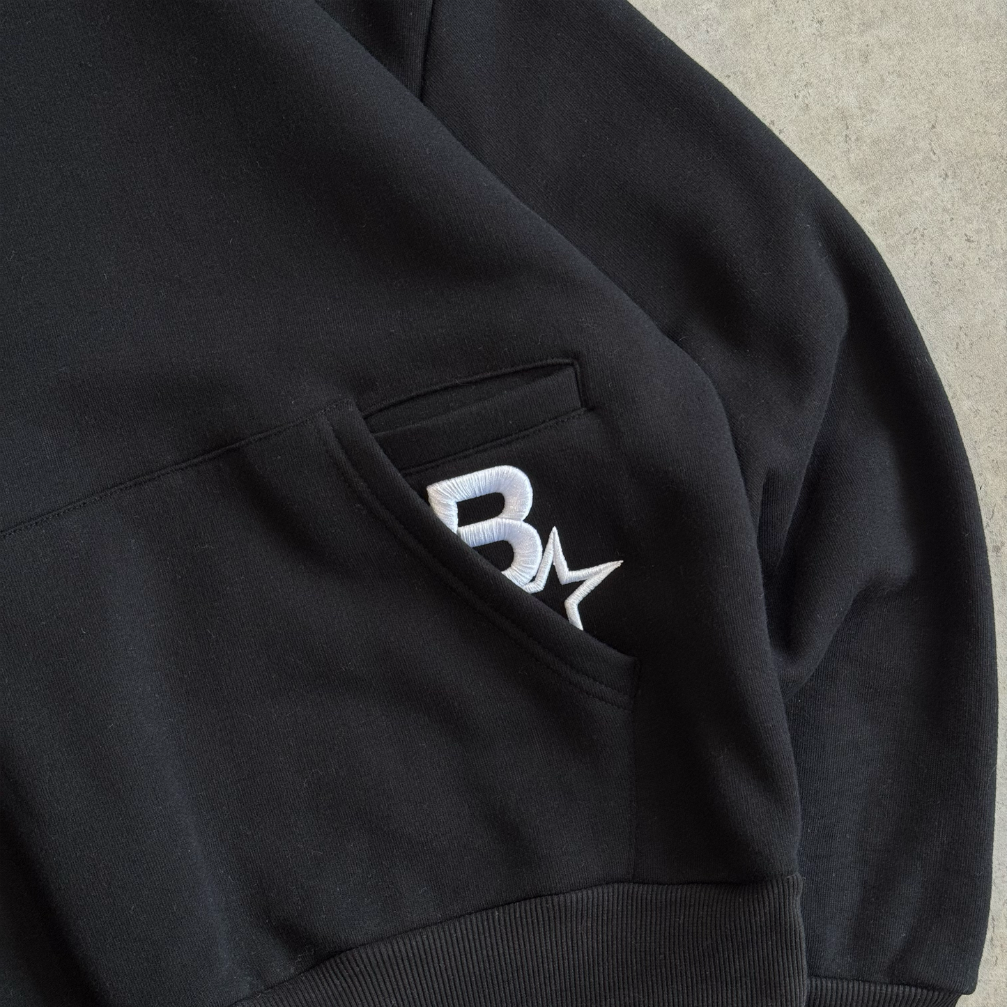 *NEW* B* PHONE POCKET HOODIE - BLACK