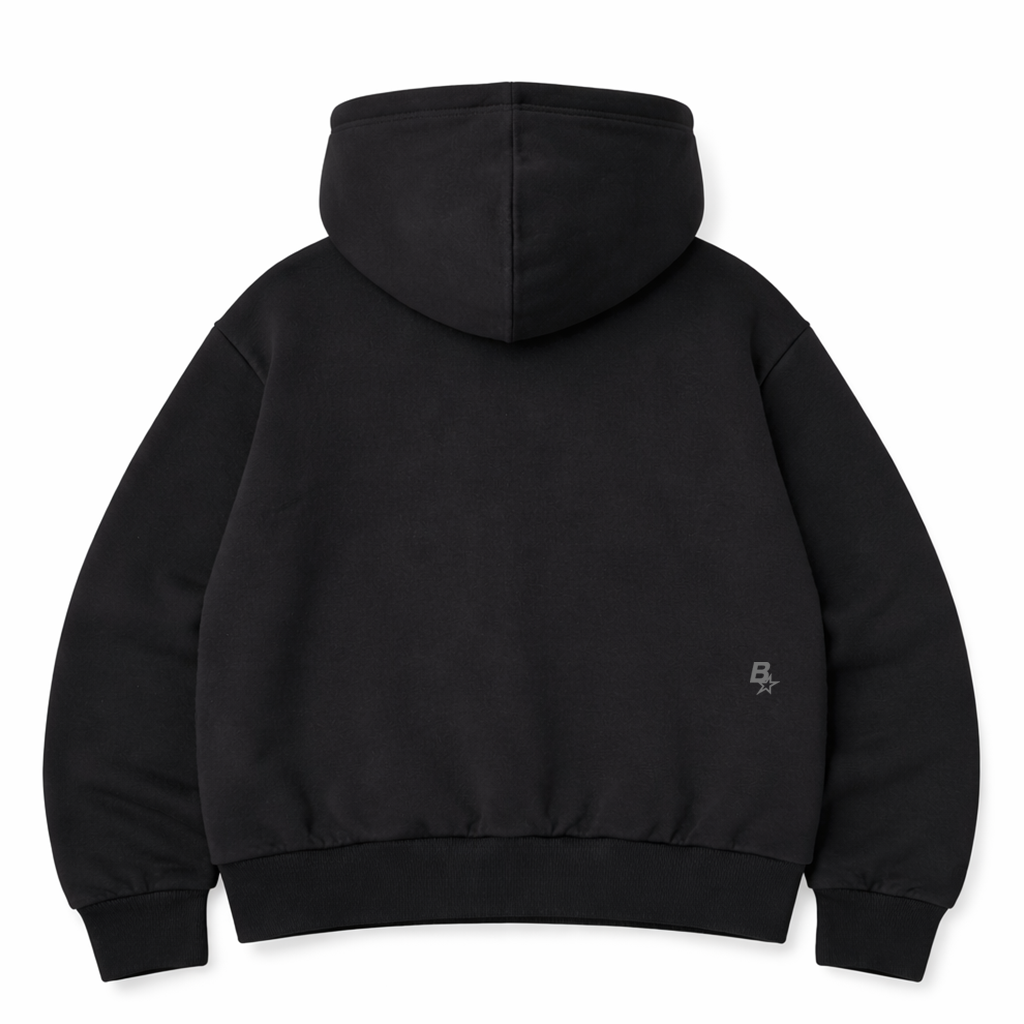 B* PHONE POCKET HOODIE - SHADOW
