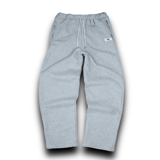 STRAIGHT LEG SWEATPANTS - GREY