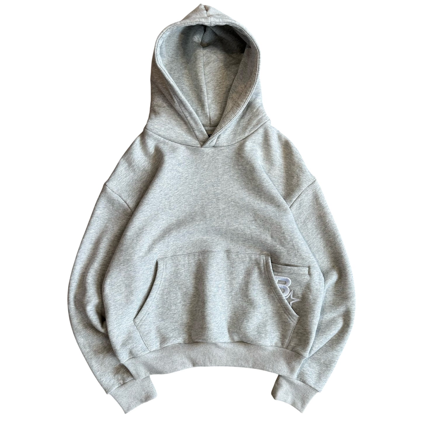 *NEW* B* PHONE POCKET HOODIE - GREY
