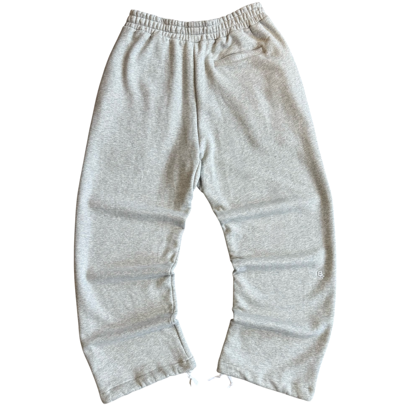 *NEW* 3D B* STRAIGHT LEG SWEATPANTS - GREY