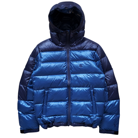 TWO TONE PUFFA - BLUE