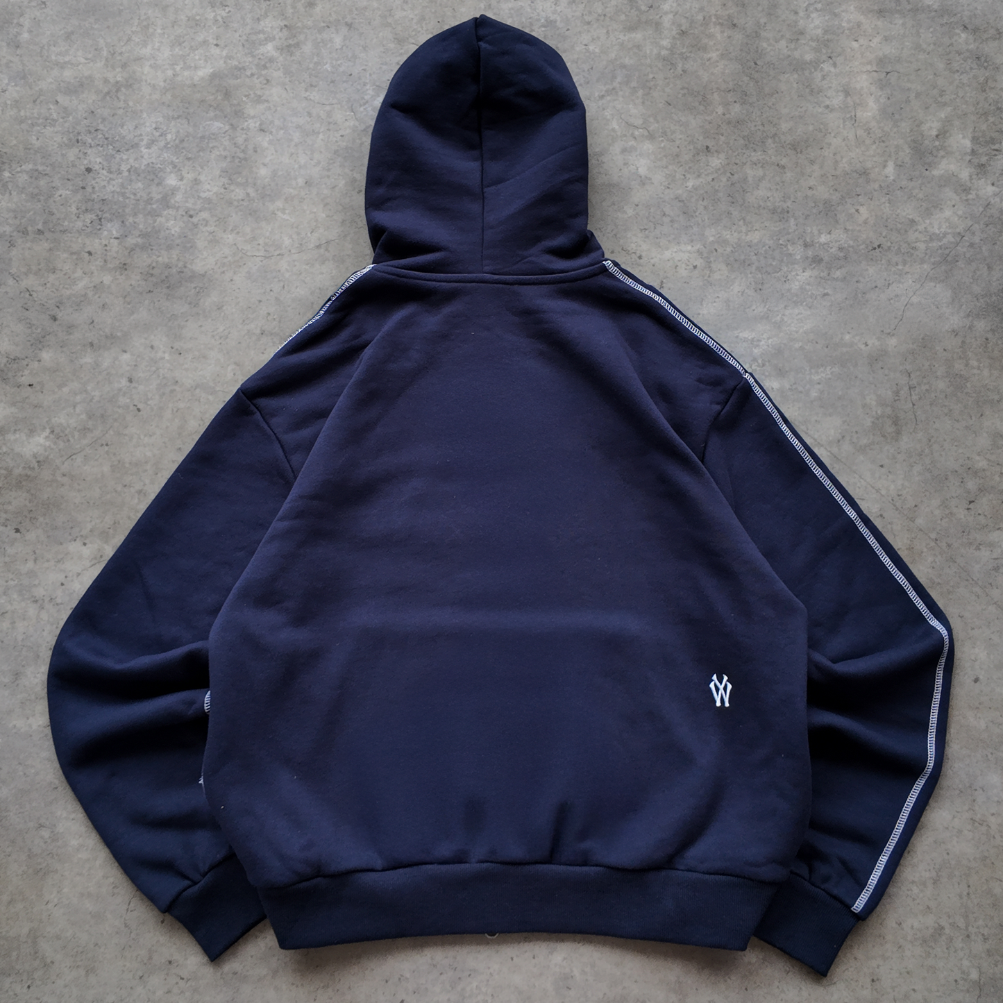 *NEW* WY DOUBLE ZIP HOOD - NAVY