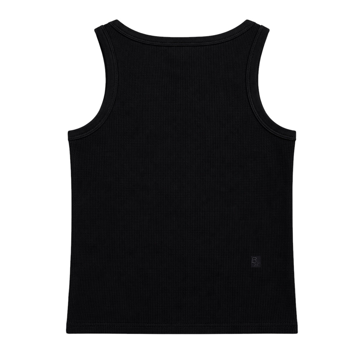 *NEW* B* WAFFLE VEST - BLACK