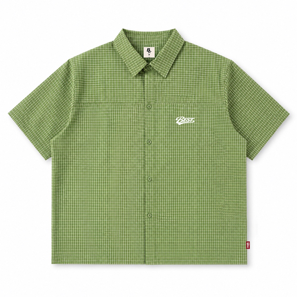 *NEW* BEST BUTTON DOWN SHIRT - GREEN