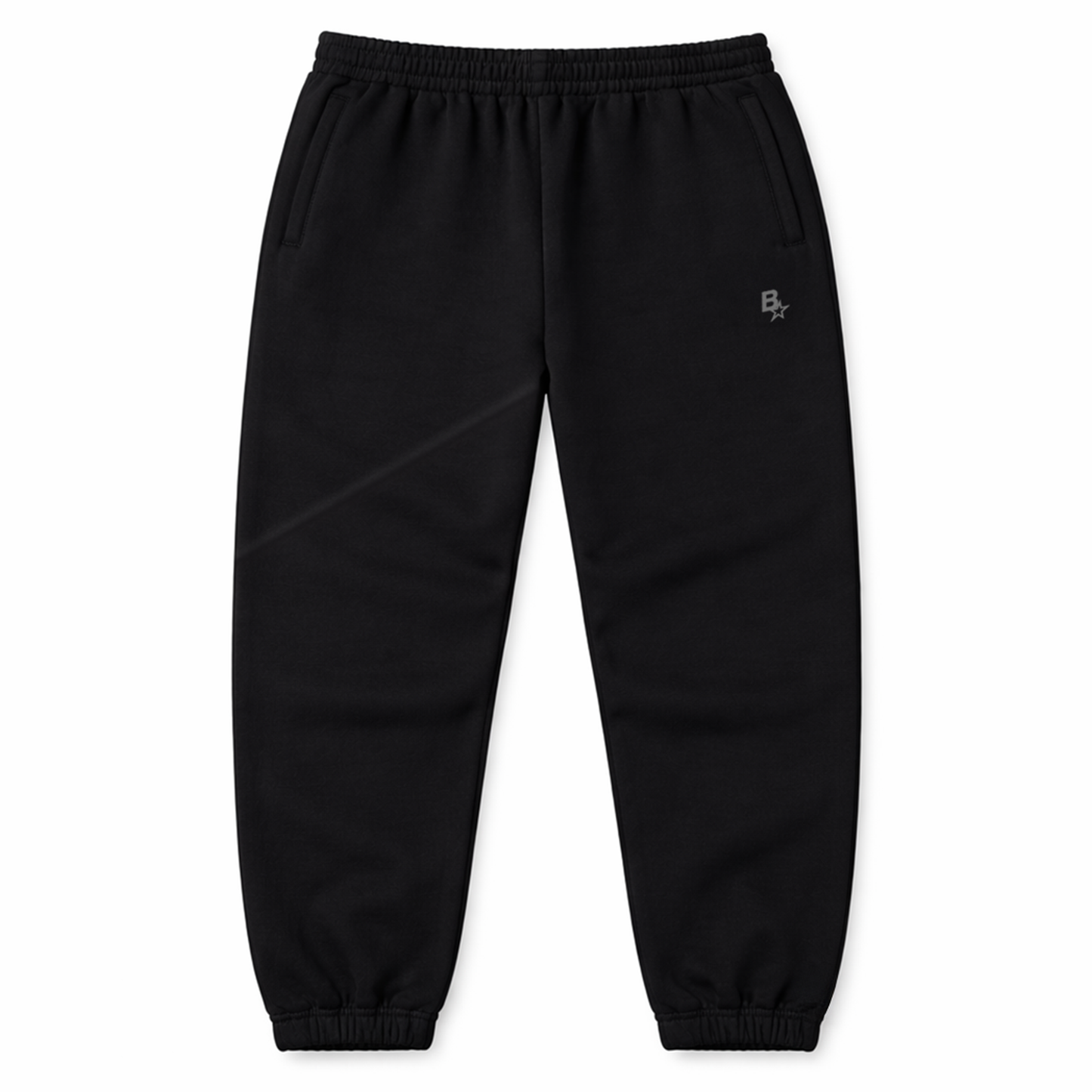 3D B* CUFFED SWEATPANTS - SHADOW