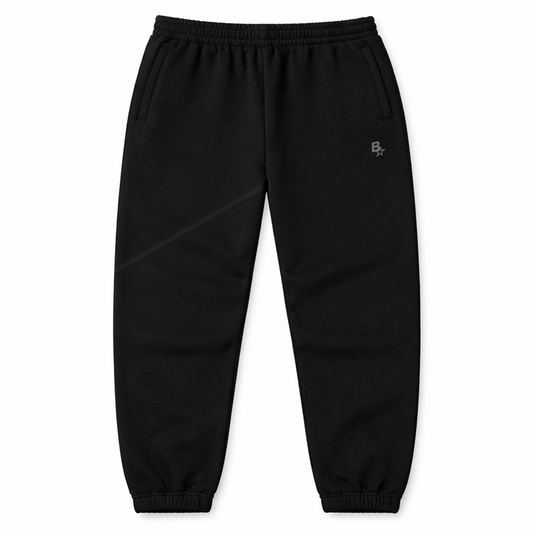 3D B* CUFFED SWEATPANTS - SHADOW