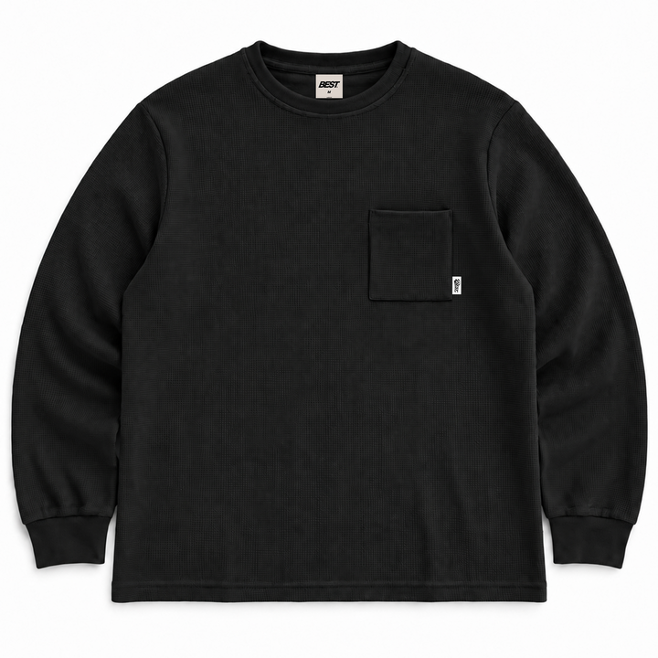 BEST POCKET WAFFLE - BLACK
