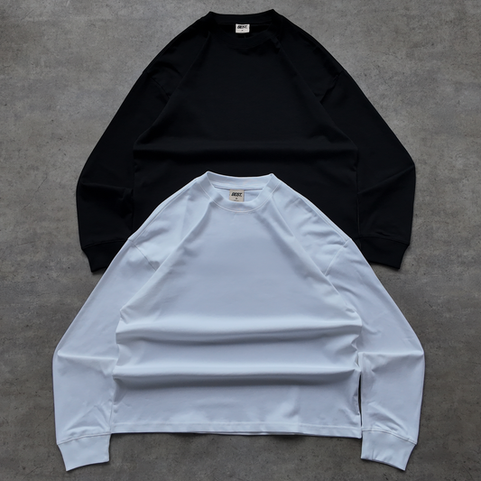 BLANK LONG SLEEVE TEE (2 PACK)