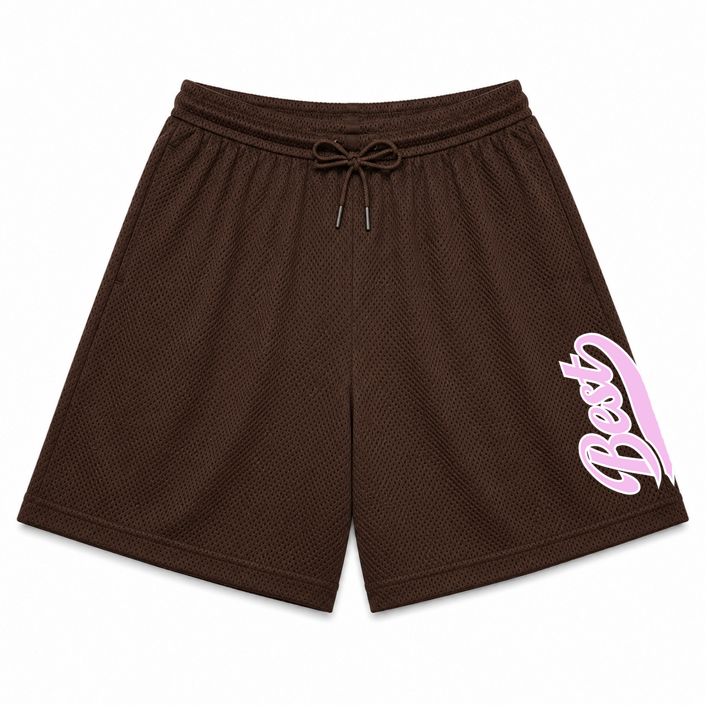 *NEW* SCRIPT MESH SHORTS - BROWN