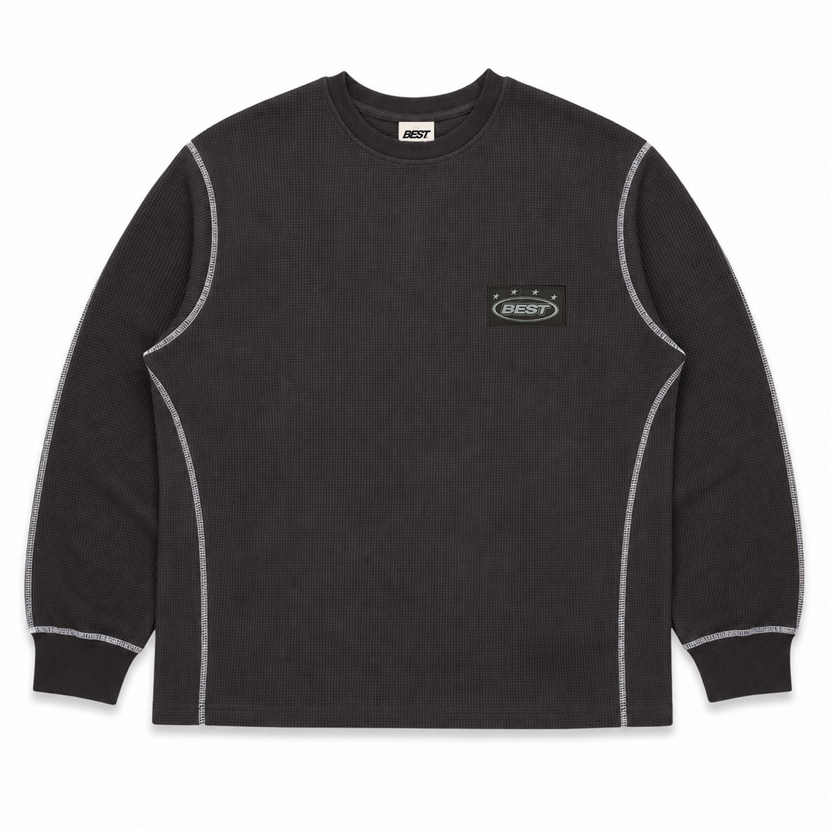 BEST TOPSTITCH WAFFLE - CHARCOAL