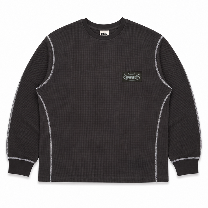 BEST TOPSTITCH WAFFLE - CHARCOAL