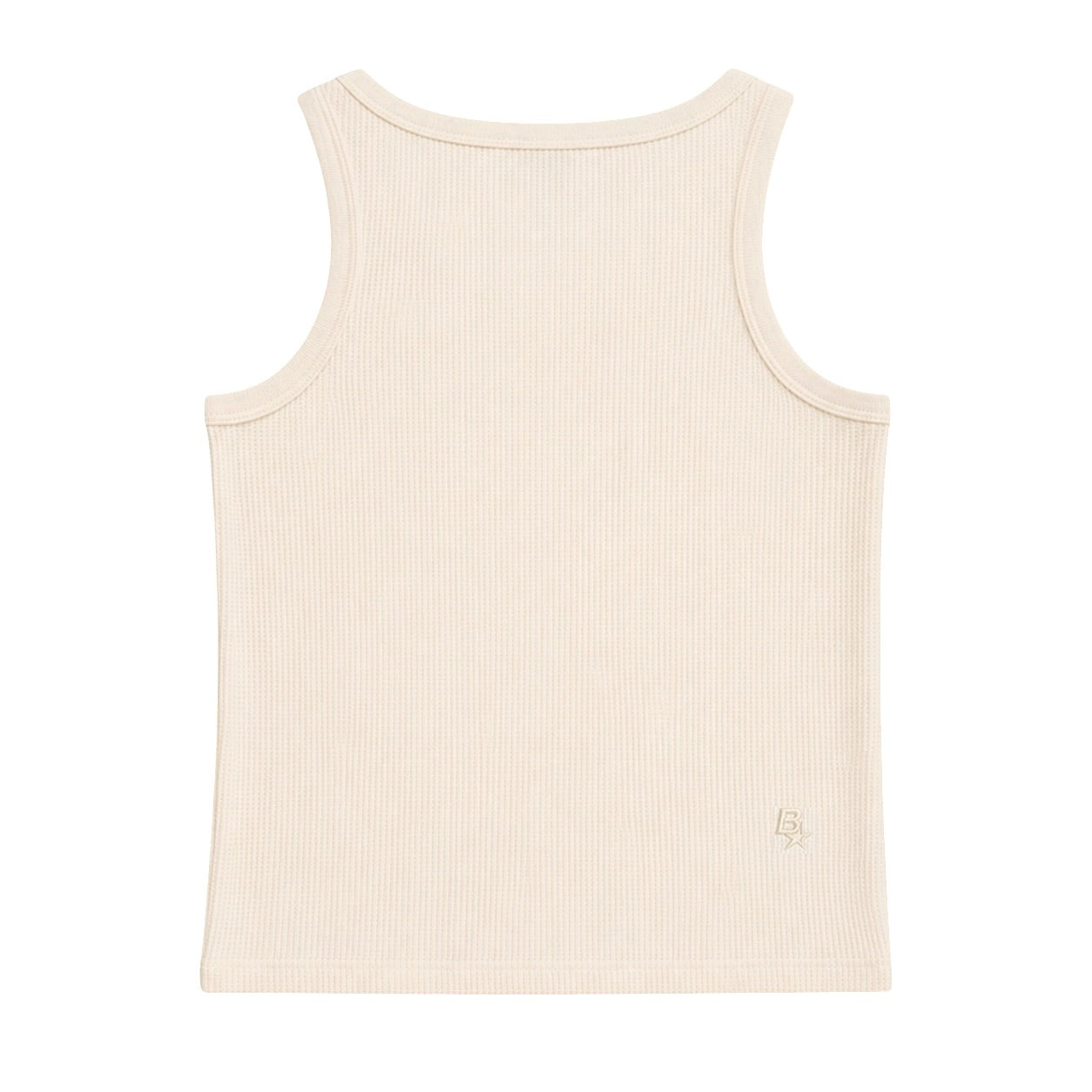 *NEW* B* WAFFLE VEST - ECRU