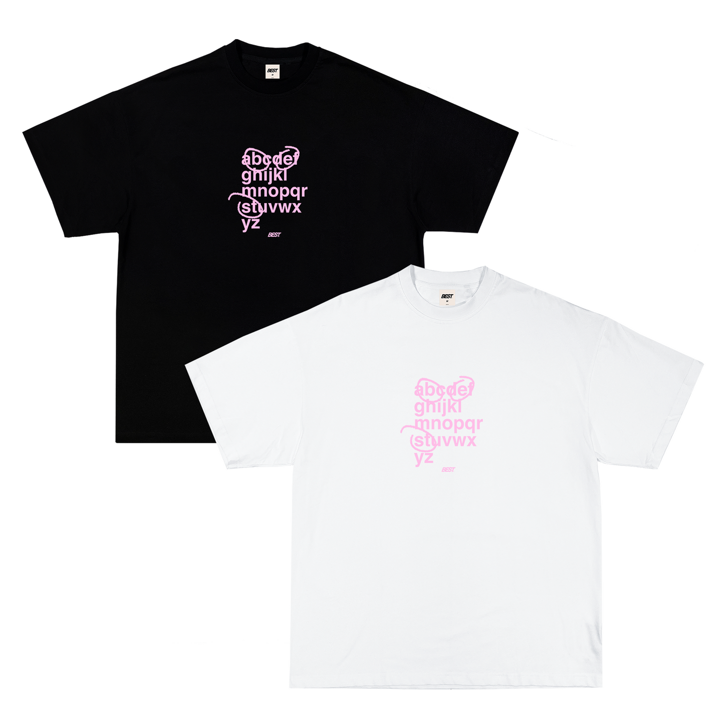 *NEW* PINK ALPHABET TEE
