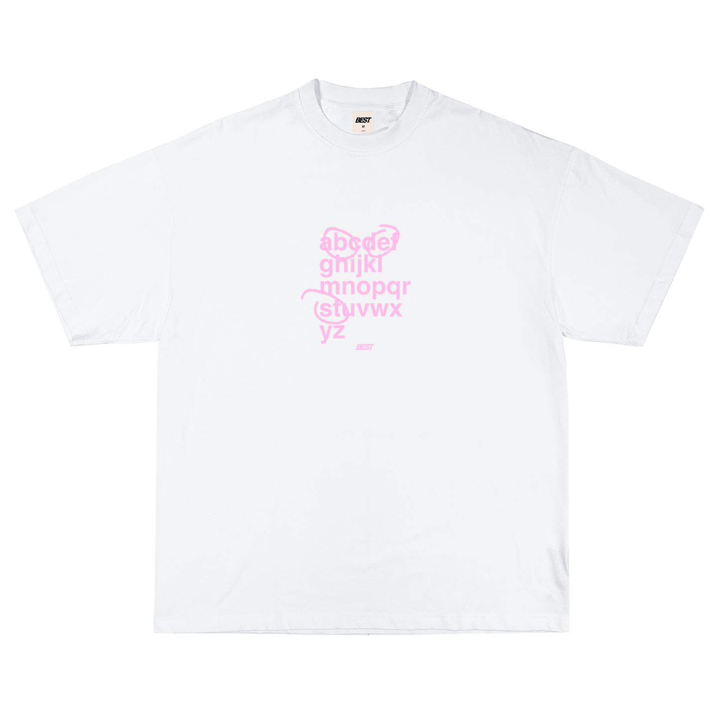 *NEW* PINK ALPHABET TEE