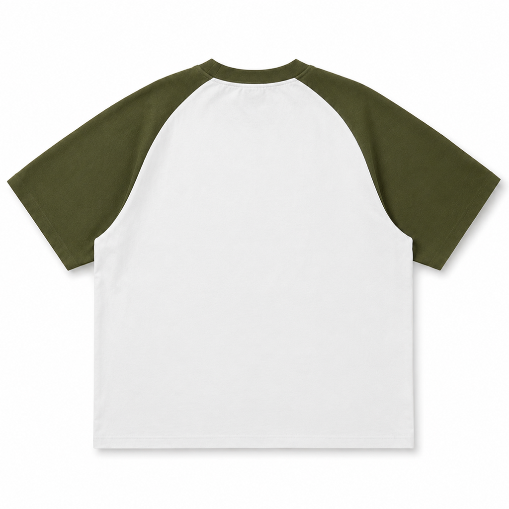 *NEW* B* RAGLAN TEE - KHAKI